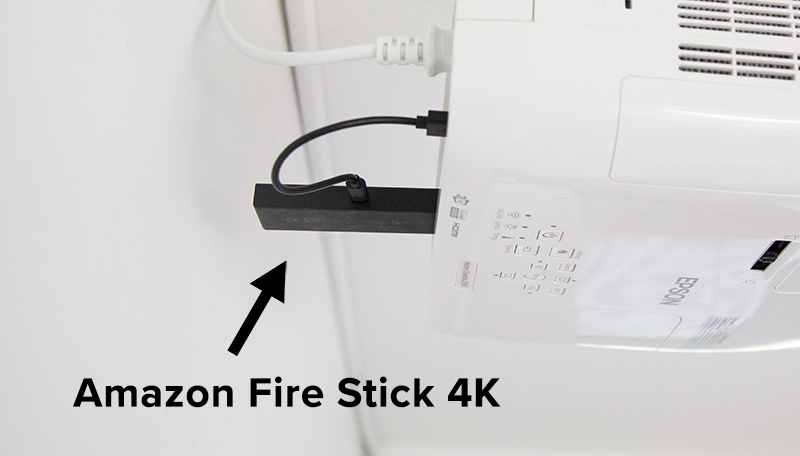 Amazon Fire Stick Epson Impressive Projector , EPSON