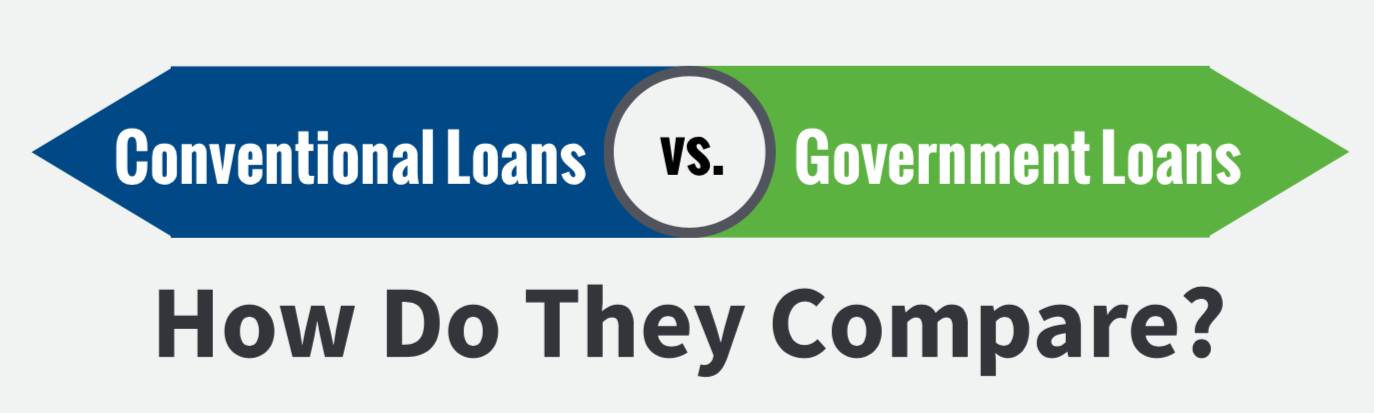 conventional loans v government loans - how do they compare?